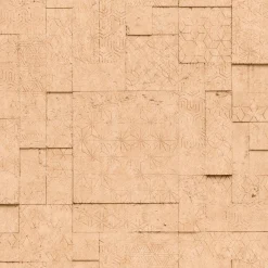 4MURS Papier peint intissé ASSAH coloris terracotta - 4MURS