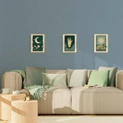 4MURS Papier peint intissé CLASSIC LINE coloris bleu fumé - 4MURS