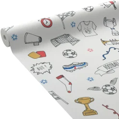 4MURS Papier peint intissé SOCCER coloris multicolore - 4MURS