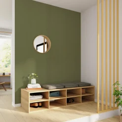 4MURS Papier peint intissé OPAL coloris vert olive - 4MURS