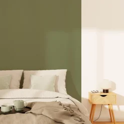 4MURS Papier peint intissé OPAL coloris vert olive - 4MURS