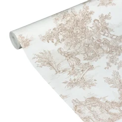 4MURS Papier peint intissé JOUY coloris beige foncé - 4MURS