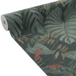 4MURS Papier peint intissé ABIGAEL coloris vert givré - 4MURS