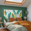 4MURS Papier peint intissé tête de lit PALMIRA multicolore - 4MURS