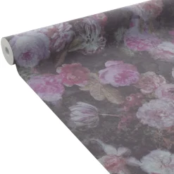 4MURS Papier peint intissé CLAUDIA coloris rose profond - 4MURS