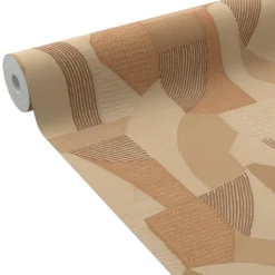 4MURS Papier peint intissé DAMARA coloris terracotta - 4MURS