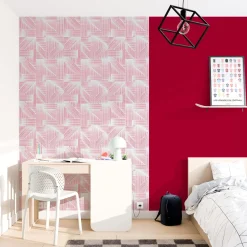 4MURS Papier peint intissé ALARIC coloris corail - 4MURS