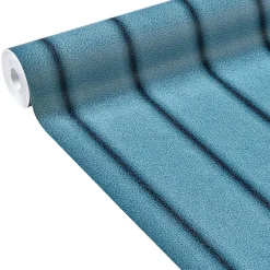 4MURS Papier peint intissé FLOYD coloris bleu moyen - 4MURS
