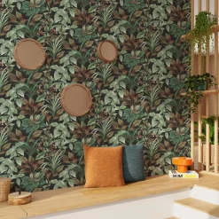4MURS Papier peint intissé POLYNESIA coloris multicolore - 4MURS