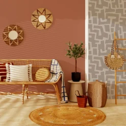 4MURS Papier peint intissé NAHID coloris beige sable - 4MURS