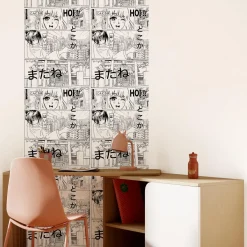 4MURS Papier peint intissé ATSUKO coloris blanc - 4MURS
