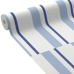 4MURS Papier peint intissé MARINE coloris bleu fumée - 4MURS