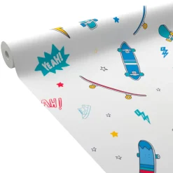 4MURS Papier peint intissé SKATER coloris multicolore - 4MURS