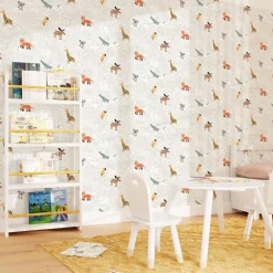 4MURS Papier peint intissé AROUND THE WORLD multicolore - 4MURS