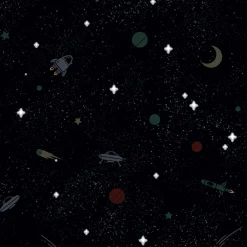 4MURS Papier peint intissé COSMOLAND coloris bleu nuit - 4MURS