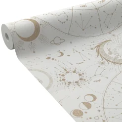 4MURS Papier peint intissé ZODIAC coloris blanc - 4MURS