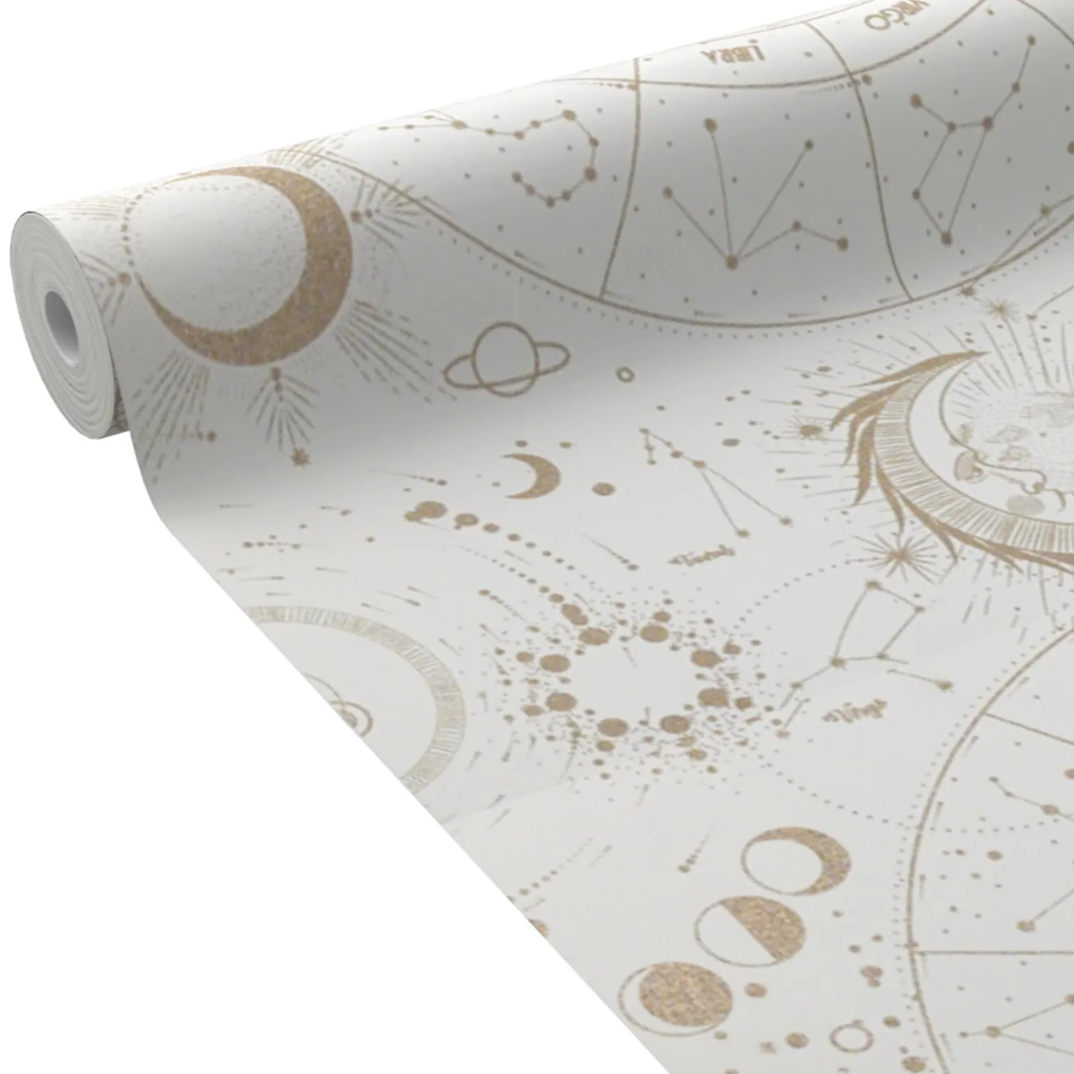 4MURS Papier peint intissé ZODIAC coloris blanc - 4MURS