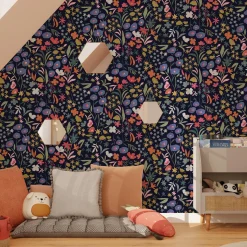 4MURS Papier peint intissé MELISSANDE coloris multicolore - 4MURS