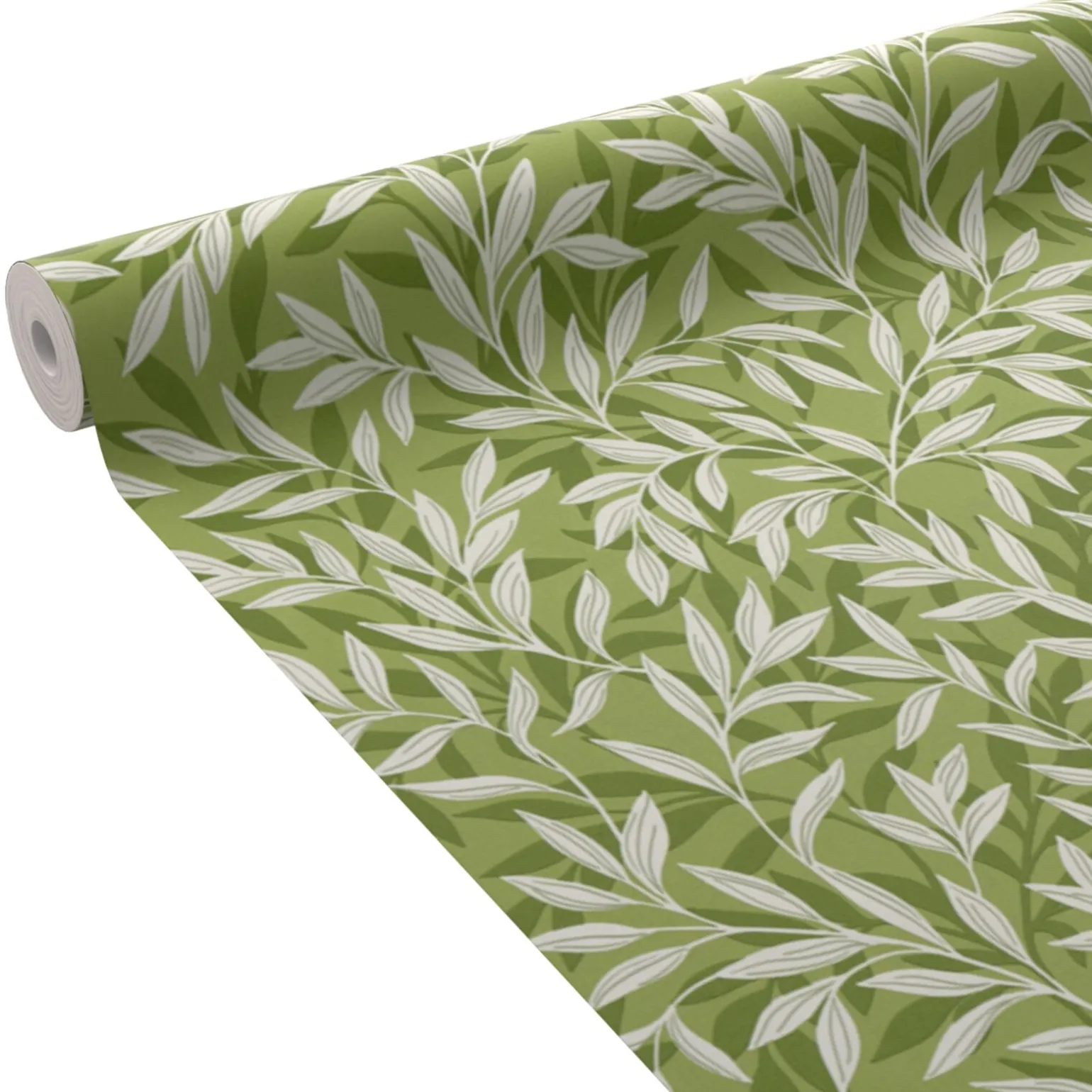 4MURS Papier peint intissé LISBET coloris vert mousse - 4MURS