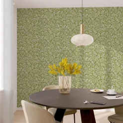 4MURS Papier peint intissé LISBET coloris vert mousse - 4MURS