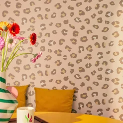 4MURS Papier peint intissé LEO coloris nude - 4MURS