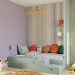 4MURS Papier peint intissé COLOR STRIPE coloris multicolore - 4MURS