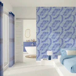 4MURS Papier peint intissé LOGAN coloris bleu électrique - 4MURS