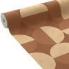 4MURS Papier peint intissé LUCIANO coloris terracotta - 4MURS