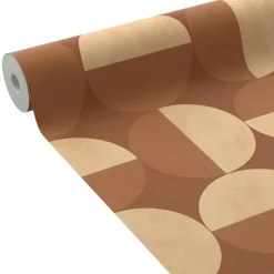 4MURS Papier peint intissé LUCIANO coloris terracotta - 4MURS
