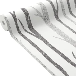 4MURS Papier peint intissé YELNA coloris anthracite - 4MURS