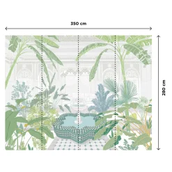 4MURS Papier peint panoramique XL RYAD 350 x 280 cm - 4MURS