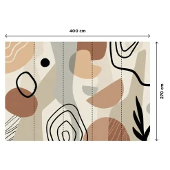 4MURS Papier peint panoramique XL FORM ART 400 x 270 cm - 4MURS