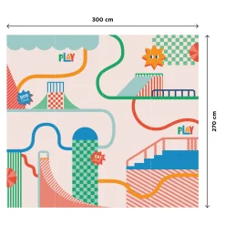 4MURS Papier peint panoramique XL PETS PARK 300 x 270 cm - 4MURS
