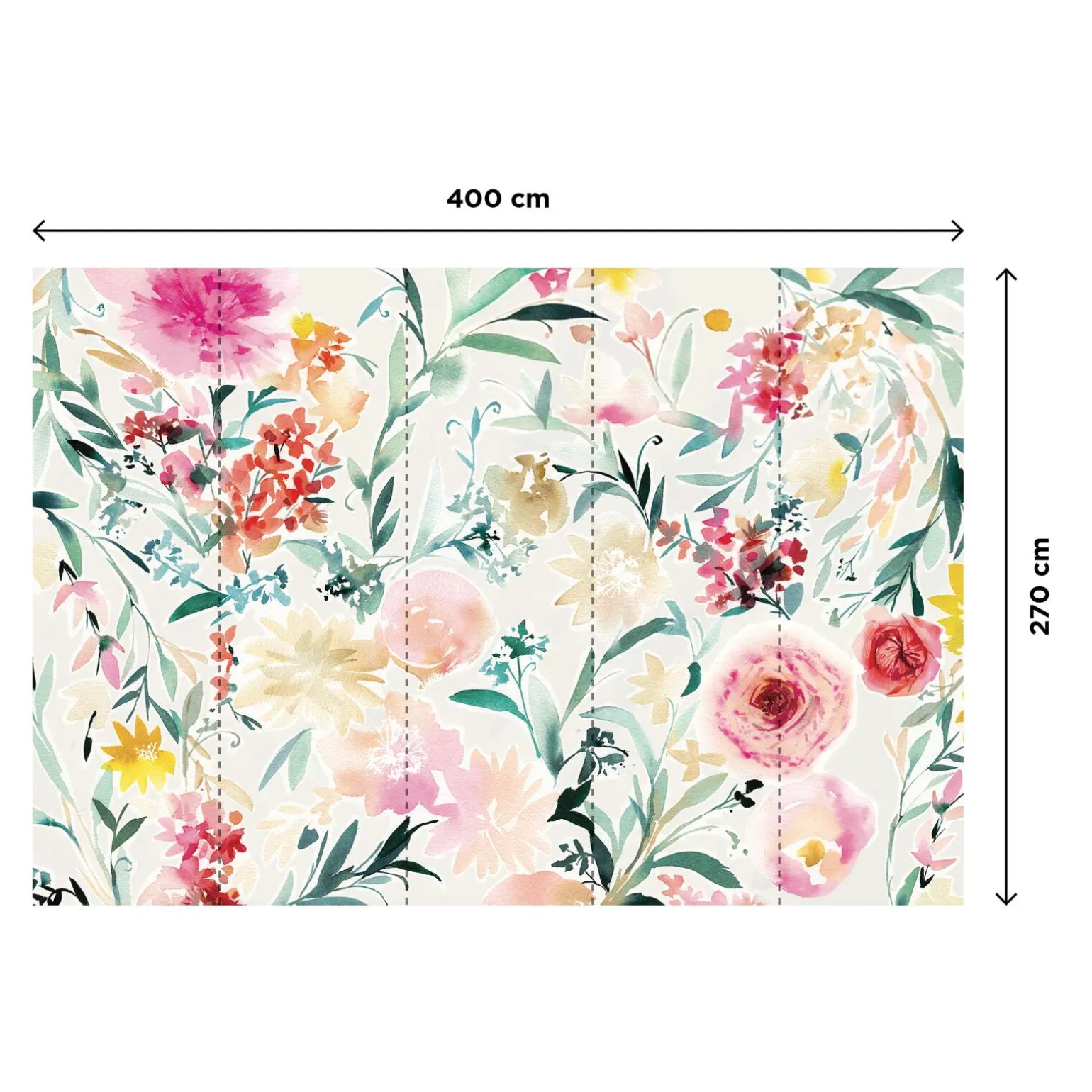 4MURS Papier peint panoramique XL ROSALIA 400 x 270 cm - 4MURS