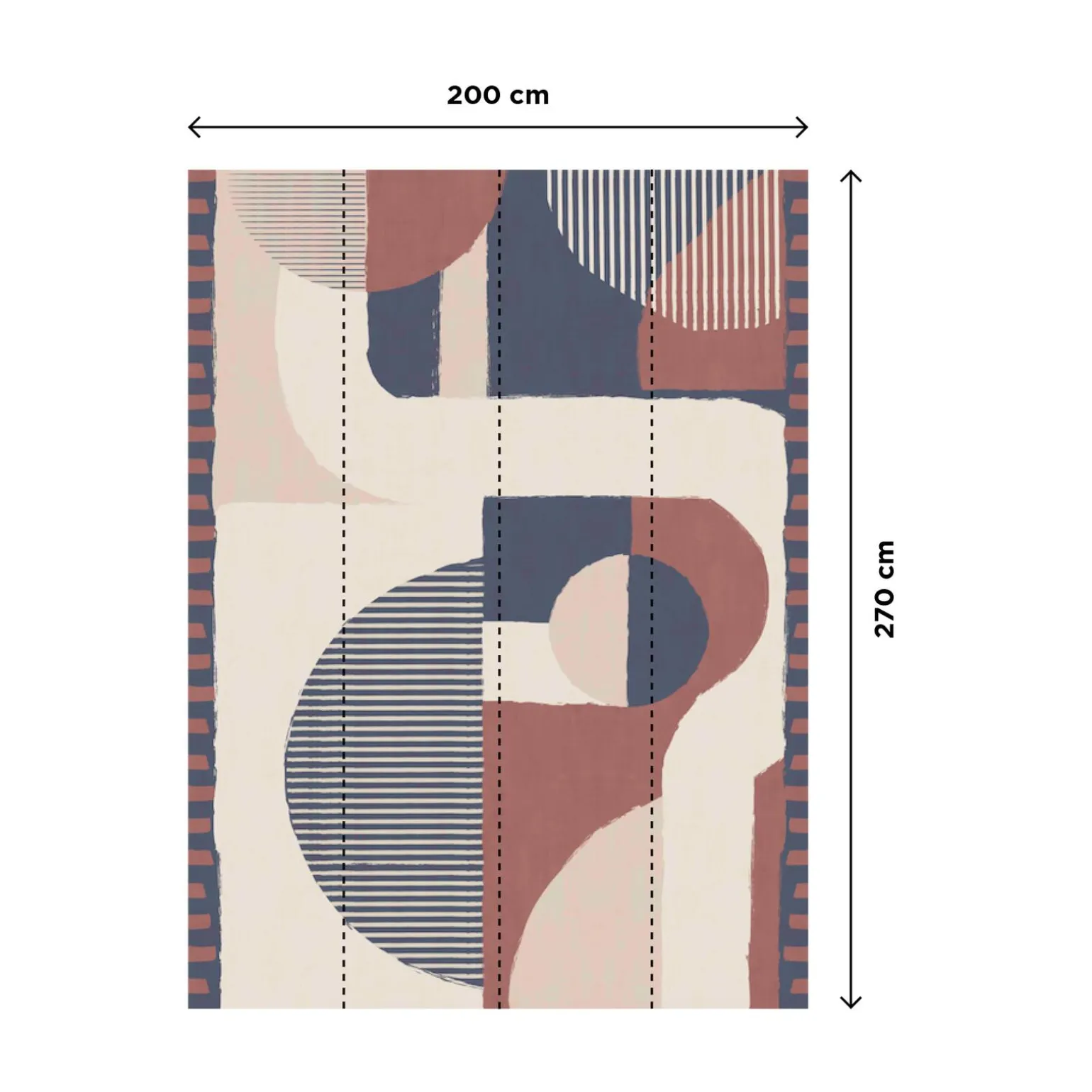 4MURS Papier peint panoramique L KAVANGO 200 x 270 cm - 4MURS