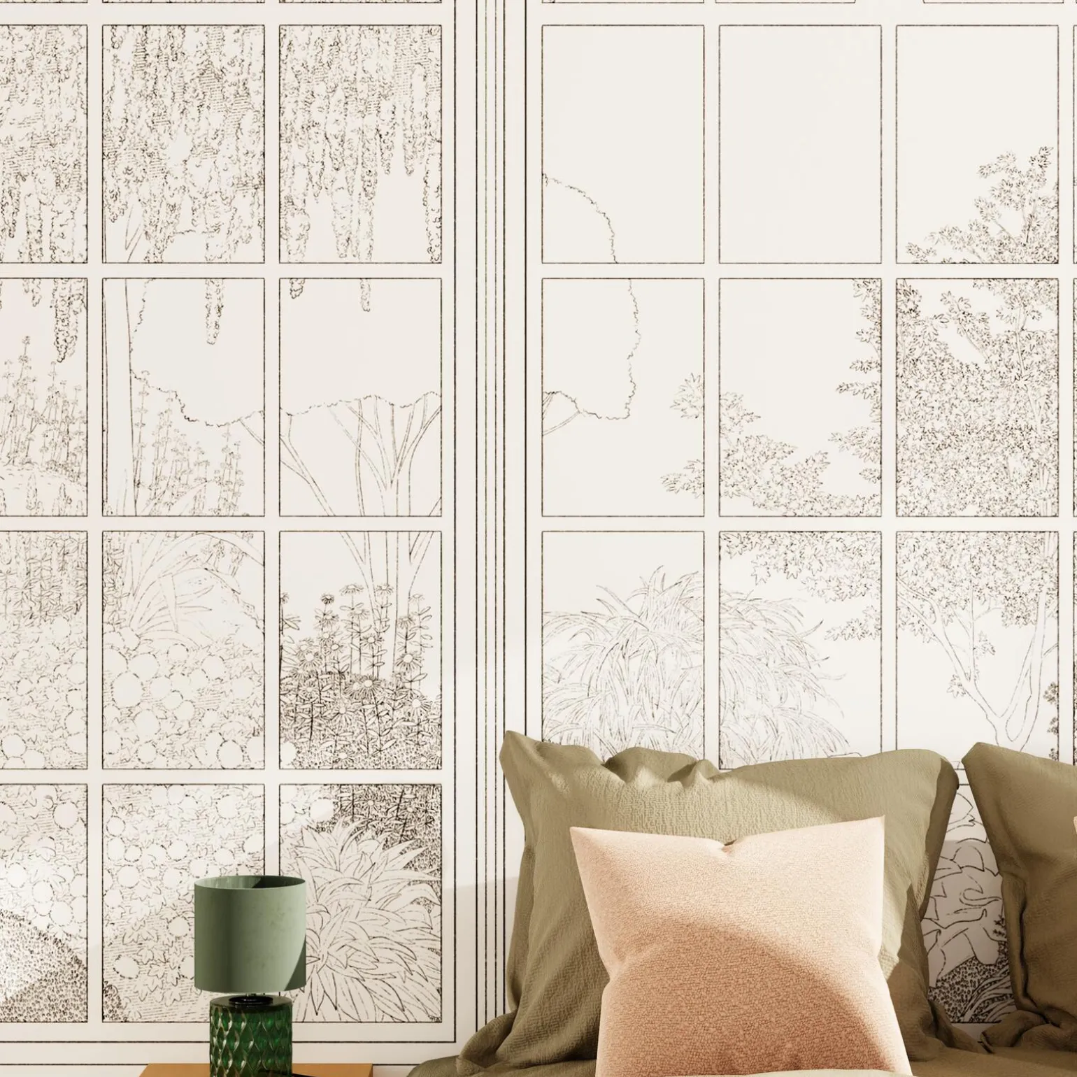 4MURS Papier peint panoramique XL BOW WINDOW 300 x 270 cm - 4MURS
