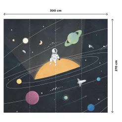 4MURS Papier peint panoramique XL ELIE GALAXY 300 x 270 cm - 4MURS