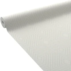 4MURS Papier peint vinyle ELENOR coloris blanc - 4MURS