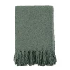 4MURS Plaid franges TULU coloris vert végétal - 4MURS