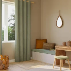 4MURS Rideau thermique KINLEY vert de gris 140 x 180 cm - 4MURS