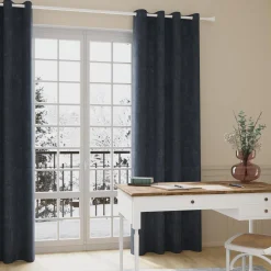 4MURS Rideau thermique KINLEY coloris bleu nuit 140 x 260 cm - 4MURS