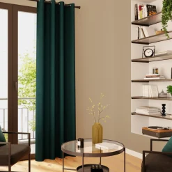 4MURS Rideau thermique KODI coloris bleu paon 140 x 260 cm - 4MURS