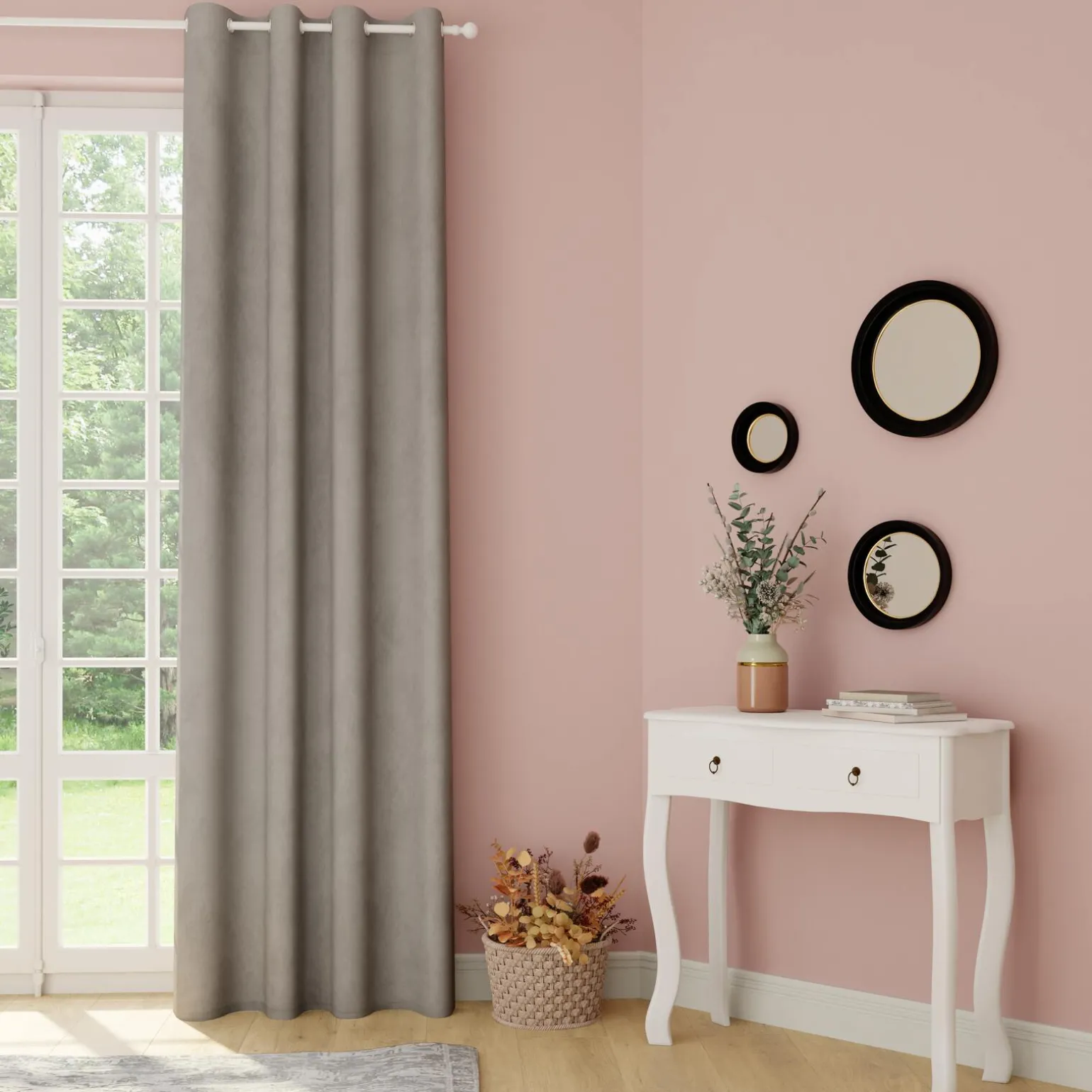 4MURS Rideau VELVET coloris perle 140 x 260 cm - 4MURS