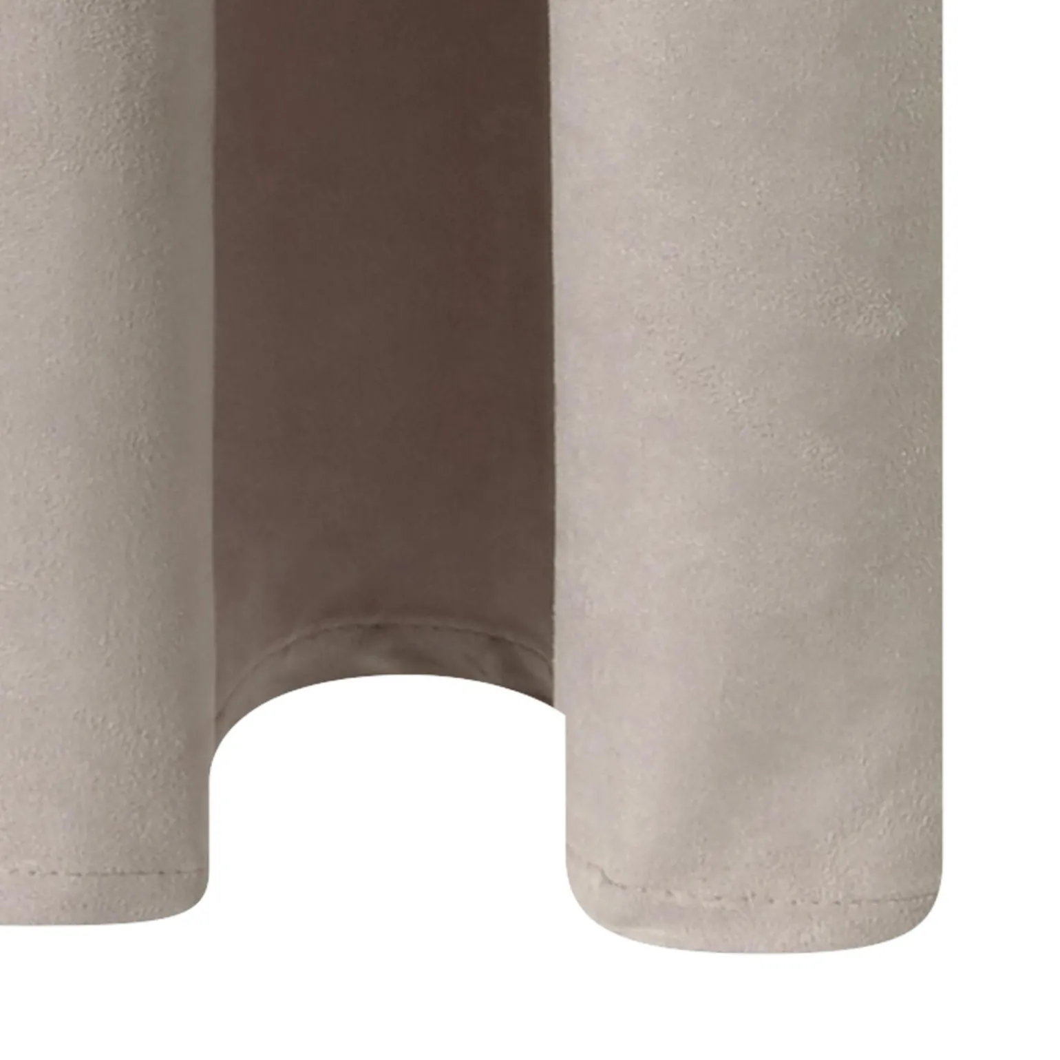 4MURS Rideau VELVET coloris tourterelle 140 x 260 cm - 4MURS