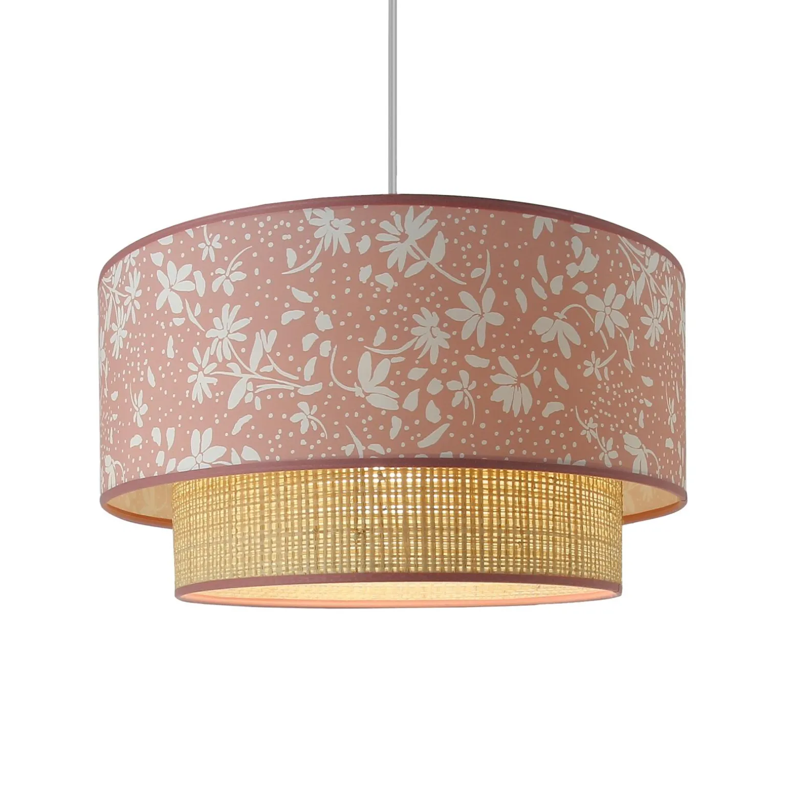 4MURS Suspension ZOÉ coloris rose doux 20 x 38 cm - 4MURS