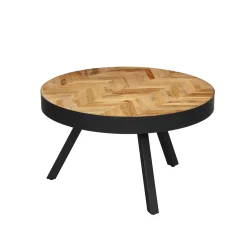 4MURS Table basse FARROW coloris Teck naturel - 4MURS