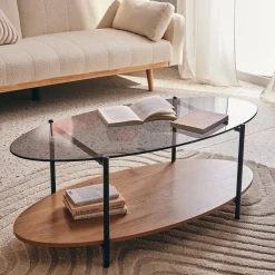 4MURS Table basse NASH coloris noir 109 x 42 cm - 4MURS