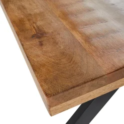 4MURS Table de salle à manger KHAN naturel 220 x 100 cm - 4MURS