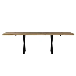 4MURS Table extensible KHAN coloris manguier 100 x 180 cm - 4MURS