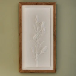 4MURS Tableau embelli FLORA coloris blanc - 4MURS